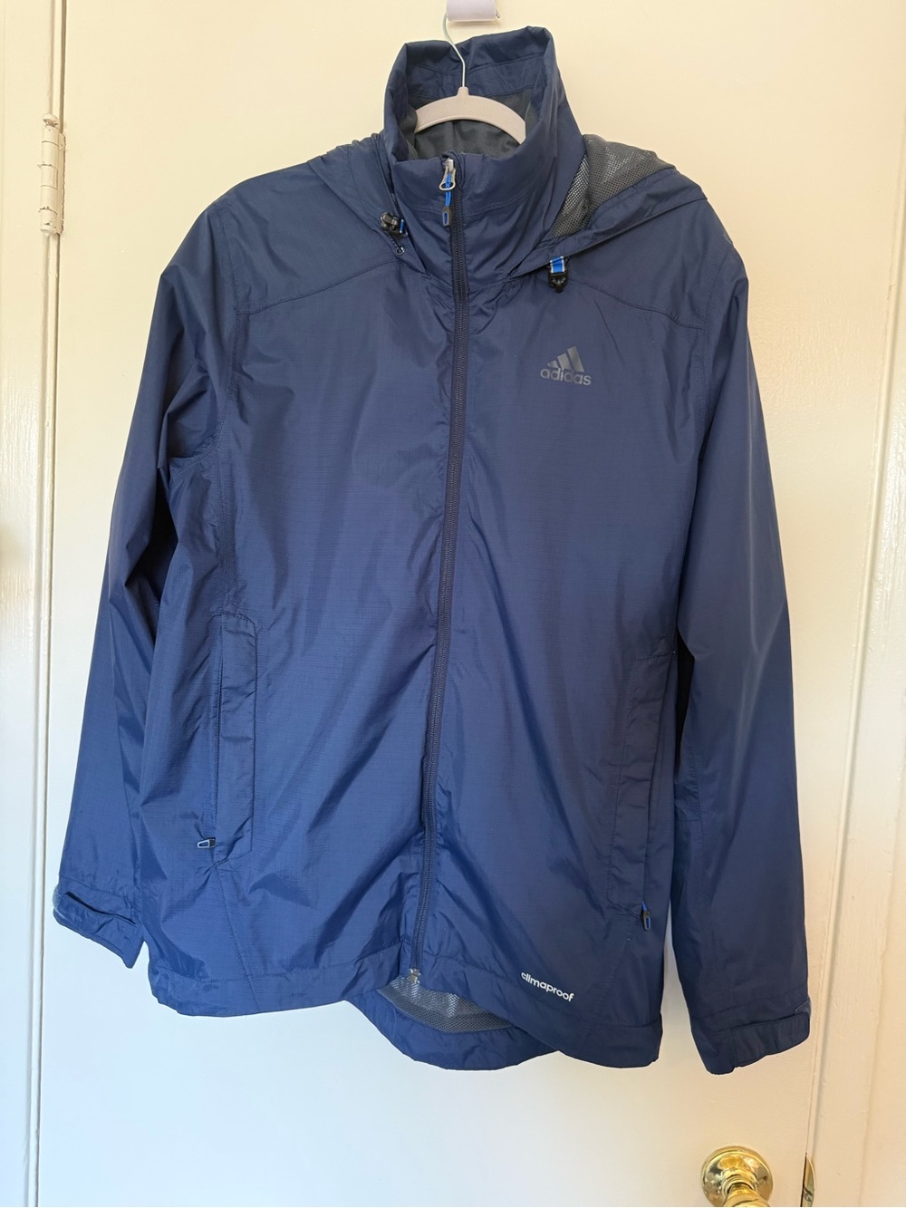 Adidas Outdoor Climaproof Wandertag Jacket Navy Blue Men's Size Medium